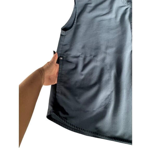 Figs Woman's Sz XXL Rafaela Sleeveless Scrub Top in Dark Harbor Blue - Picture 8 of 9